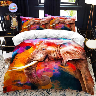 Housse de Couette Eléphant Ivoire